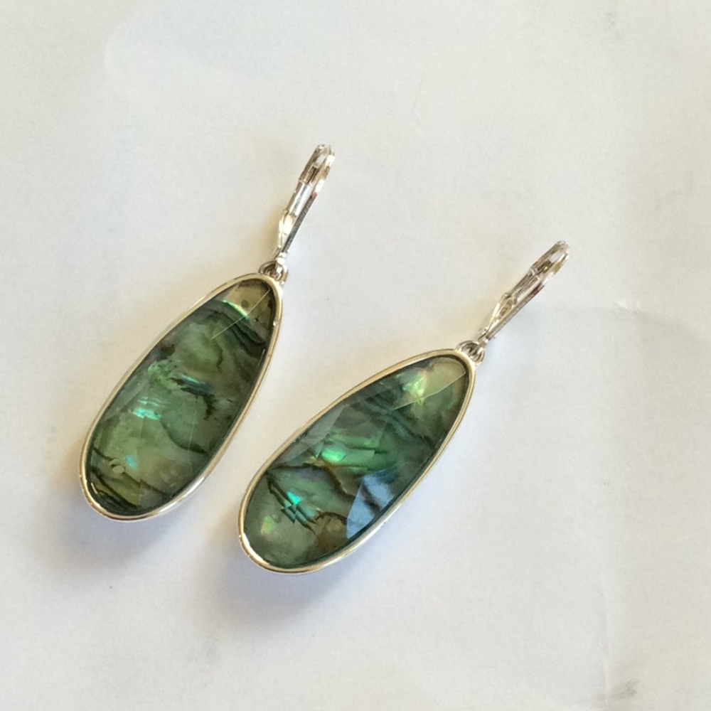Napier Tear Drop Leaver Back Earring